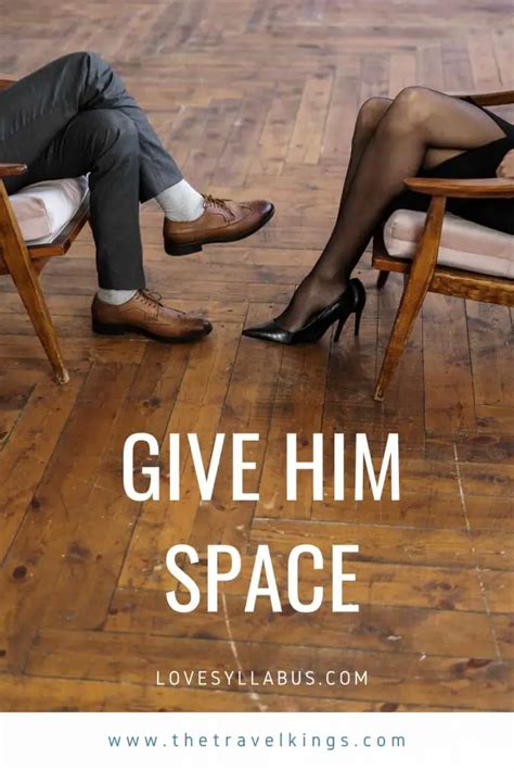 giving a guy space when dating